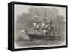 The Russian Corvette Bogatir and Frigate Osliaba Off Gravesend-Edwin Weedon-Framed Stretched Canvas