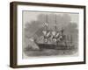 The Russian Corvette Bogatir and Frigate Osliaba Off Gravesend-Edwin Weedon-Framed Giclee Print