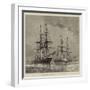 The Russian Corvettes Off Spithead-William Edward Atkins-Framed Giclee Print