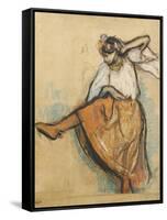 The Russian Dancer-Edgar Degas-Framed Stretched Canvas