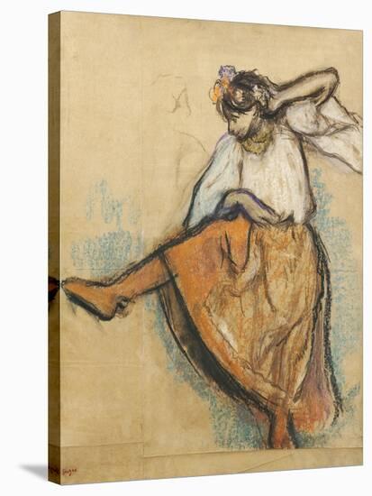 The Russian Dancer-Edgar Degas-Stretched Canvas