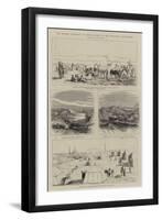 The Russian Expedition to Khiva, Advance of the Mangishlak Detachment-null-Framed Giclee Print