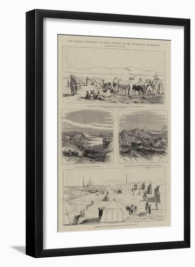 The Russian Expedition to Khiva, Advance of the Mangishlak Detachment-null-Framed Giclee Print