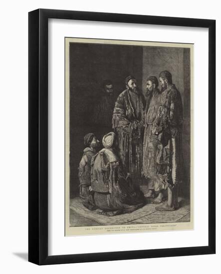 The Russian Expedition to Khiva, Central Asian Politicians-null-Framed Giclee Print