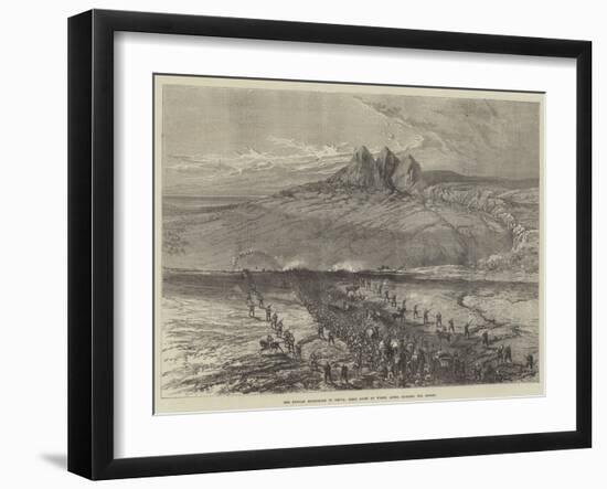 The Russian Expedition to Khiva, First Sight of Water after Crossing the Desert-null-Framed Giclee Print