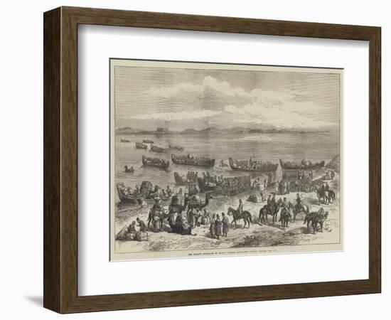 The Russian Expedition to Khiva, General Kaufmanns Division Crossing the Oxus-null-Framed Giclee Print