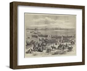 The Russian Expedition to Khiva, General Kaufmanns Division Crossing the Oxus-null-Framed Giclee Print