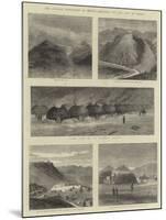 The Russian Expedition to Khiva, Sketches on the Line of March-null-Mounted Giclee Print