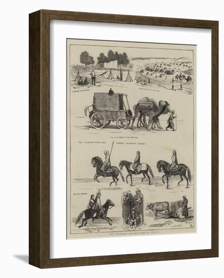 The Russian Expedition to Khiva-Alfred Chantrey Corbould-Framed Giclee Print