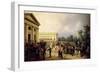 The Russian Guard in Tsarskoye Selo in 1832, 1841-Franz Kruger-Framed Giclee Print