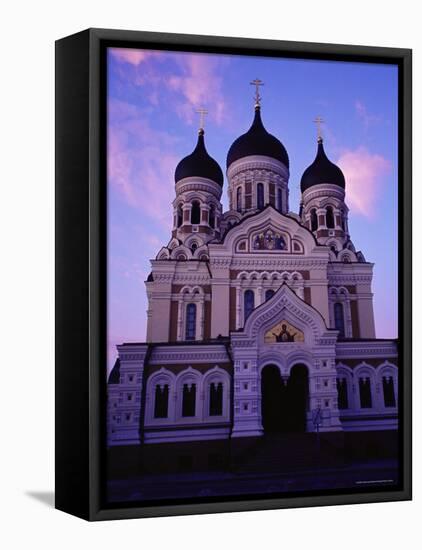 The Russian Orthodox Alexander Nevsky Cathedral in Toompea, Estonia, Baltic States-Yadid Levy-Framed Stretched Canvas