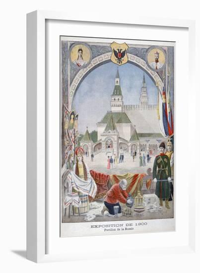 The Russian Pavilion at the Universal Exhibition of 1900, Paris, 1900-Pierre Mejanel-Framed Giclee Print