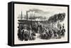 The Russian Prisoners and the Pope's Blessing at Toulon, France. 1855-null-Framed Stretched Canvas