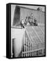 The Russian Royal Family in Bolshevik Captivity at Tobolsk, Siberia, August 1916-null-Framed Stretched Canvas