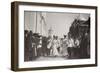 The Russian Royal Family Visiting Sarov Monastery, Russia, 1903-K von Hahn-Framed Giclee Print