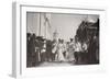 The Russian Royal Family Visiting Sarov Monastery, Russia, 1903-K von Hahn-Framed Giclee Print