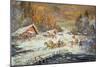 The Russian Winter, 1900-10-Konstantin A. Korovin-Mounted Giclee Print
