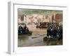 The Russians Crossing the Danube at Svishtov in Juny 1877, 1870S-Nikolai Dmitrievich Dmitriev-Orenburgsky-Framed Giclee Print