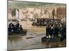 The Russians Crossing the Danube at Svishtov in Juny 1877, 1870S-Nikolai Dmitrievich Dmitriev-Orenburgsky-Mounted Giclee Print