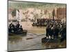 The Russians Crossing the Danube at Svishtov in Juny 1877, 1870S-Nikolai Dmitrievich Dmitriev-Orenburgsky-Mounted Giclee Print