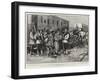 The Russians in Manchuria, Removing Cholera Patients at Kharbia-Frederic De Haenen-Framed Giclee Print