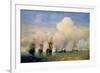 The Russo-Swedish Sea War Near Kronstadt in 1790-Aleksei Petrovich Bogolyubov-Framed Giclee Print