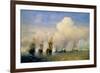 The Russo-Swedish Sea War Near Kronstadt in 1790-Aleksei Petrovich Bogolyubov-Framed Giclee Print