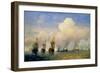 The Russo-Swedish Sea War Near Kronstadt in 1790-Aleksei Petrovich Bogolyubov-Framed Giclee Print