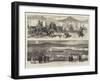 The Russo-Turkish War, the First Shot Fired in Europe-Godefroy Durand-Framed Giclee Print