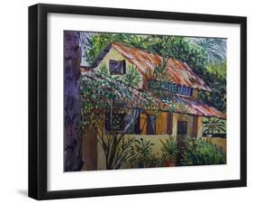 The Rusty Roof 2021 (oil)-Tilly Willis-Framed Giclee Print