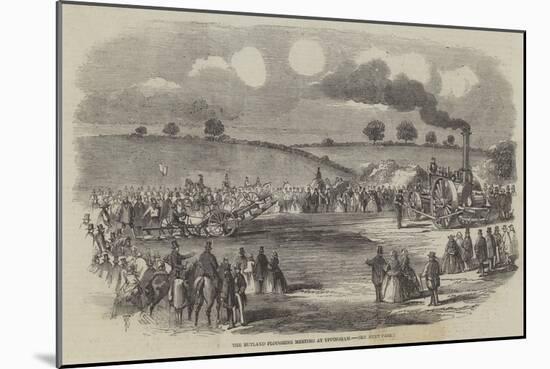 The Rutland Ploughing Meeting at Uppingham-Thomas Harrington Wilson-Mounted Giclee Print
