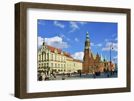 The Rynek (Market Square) and the Old Town Hall-Mauricio Abreu-Framed Photographic Print