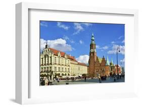 The Rynek (Market Square) and the Old Town Hall-Mauricio Abreu-Framed Photographic Print