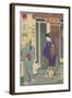 The Ryukotei Restaurant in Yanagibashi, 1878-Toyohara Kunichika-Framed Giclee Print