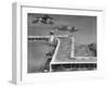 The 'S' Curve on Lake Shore Drive in Chicago, Ca. 1937-null-Framed Premium Photographic Print