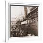 The S.S. Angelo Leaving Oslo, Norway, with Emigrants for America, Ca. 1905-null-Framed Photo