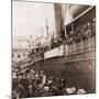 The S.S. Angelo Leaving Oslo, Norway, with Emigrants for America, Ca. 1905-null-Mounted Photo