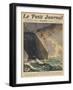 The S S France Leaves a Floral Tribute to Those Lost on the Ss Titanic in 1912-null-Framed Art Print