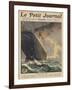 The S S France Leaves a Floral Tribute to Those Lost on the Ss Titanic in 1912-null-Framed Art Print