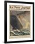 The S S France Leaves a Floral Tribute to Those Lost on the Ss Titanic in 1912-null-Framed Art Print