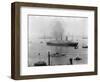 The S.S. Imperator in New York Harbor-A. Loeffler-Framed Photographic Print