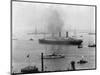 The S.S. Imperator in New York Harbor-A. Loeffler-Mounted Photographic Print