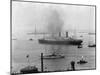 The S.S. Imperator in New York Harbor-A. Loeffler-Mounted Photographic Print