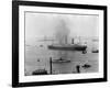 The S.S. Imperator in New York Harbor-A. Loeffler-Framed Photographic Print