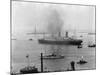 The S.S. Imperator in New York Harbor-A. Loeffler-Mounted Photographic Print