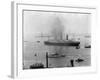 The S.S. Imperator in New York Harbor-A. Loeffler-Framed Photographic Print