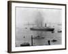 The S.S. Imperator in New York Harbor-A. Loeffler-Framed Photographic Print