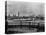 The S.S. Mauretania and New York City Skyline-null-Stretched Canvas