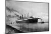 The S S Titanic Leaving Bairds Works Belfast-null-Mounted Photographic Print