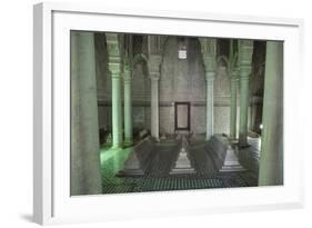 The Saadian Tombs, Marrakech, Morocco, North Africa, Africa-Charlie Harding-Framed Photographic Print